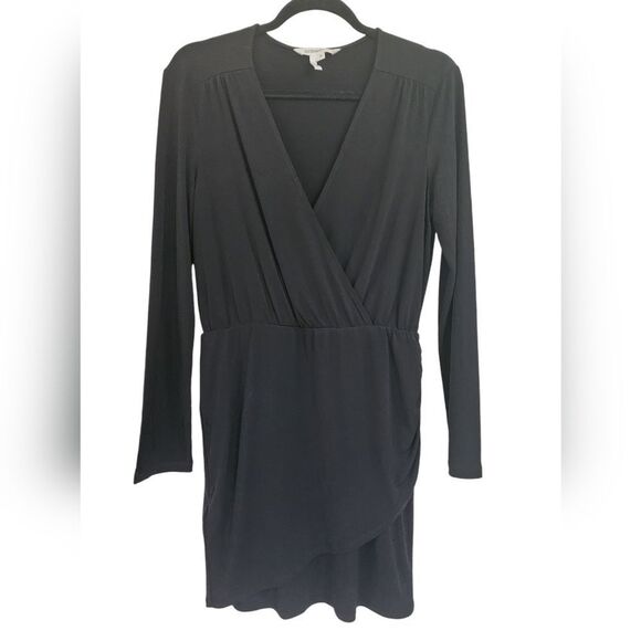 BCBGeneration black wrap dress/long sleeves/Size M - Picture 2 of 6